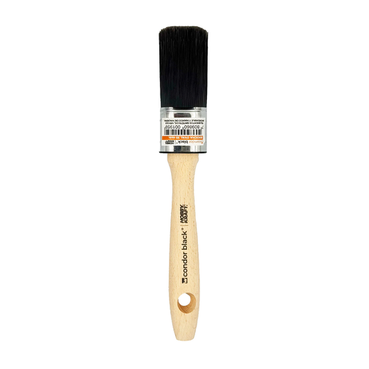 BROCHA CONDOR BLACK HYK OVAL 35MM