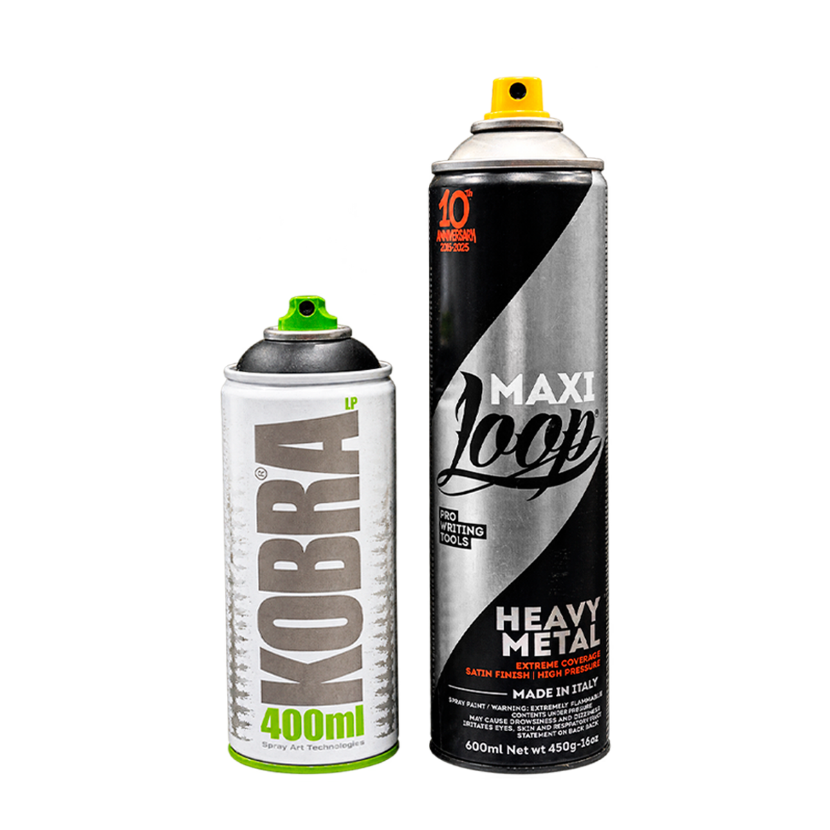 KOBRA LOW NEGRA + LOOP MAXI CHROME 600ML