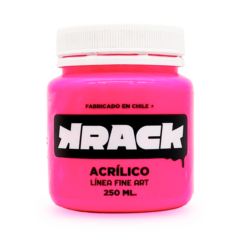ACRILICO KRACK FLUOR 250ML - CHALECO AMARILLO