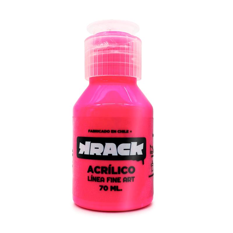 ACRILICO KRACK FLUOR 70ML - CHALECO AMARILLO